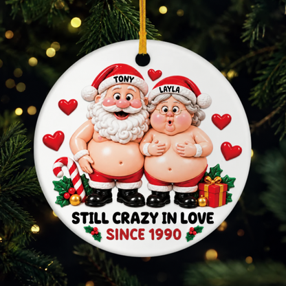 Growing Old Together Santa Couple 3D Ornament - Custom Anniversary Gifts 5a60d34e-0914-4649-b7d2-e04861739e4c-6.png