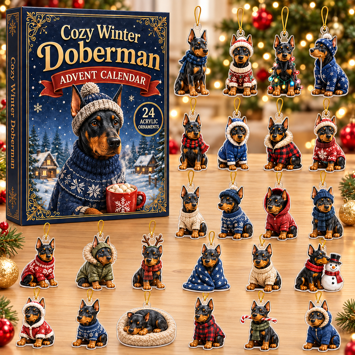 Cozy Winter Doberman Advent Calendar 2026 - 24-Day Festive Countdown, Acrylic Charms Blind Box - Gift For Doberman Lovers 5af938a2-cdf8-4d2d-9476-d82a5840862f-doberman-box-charms.png