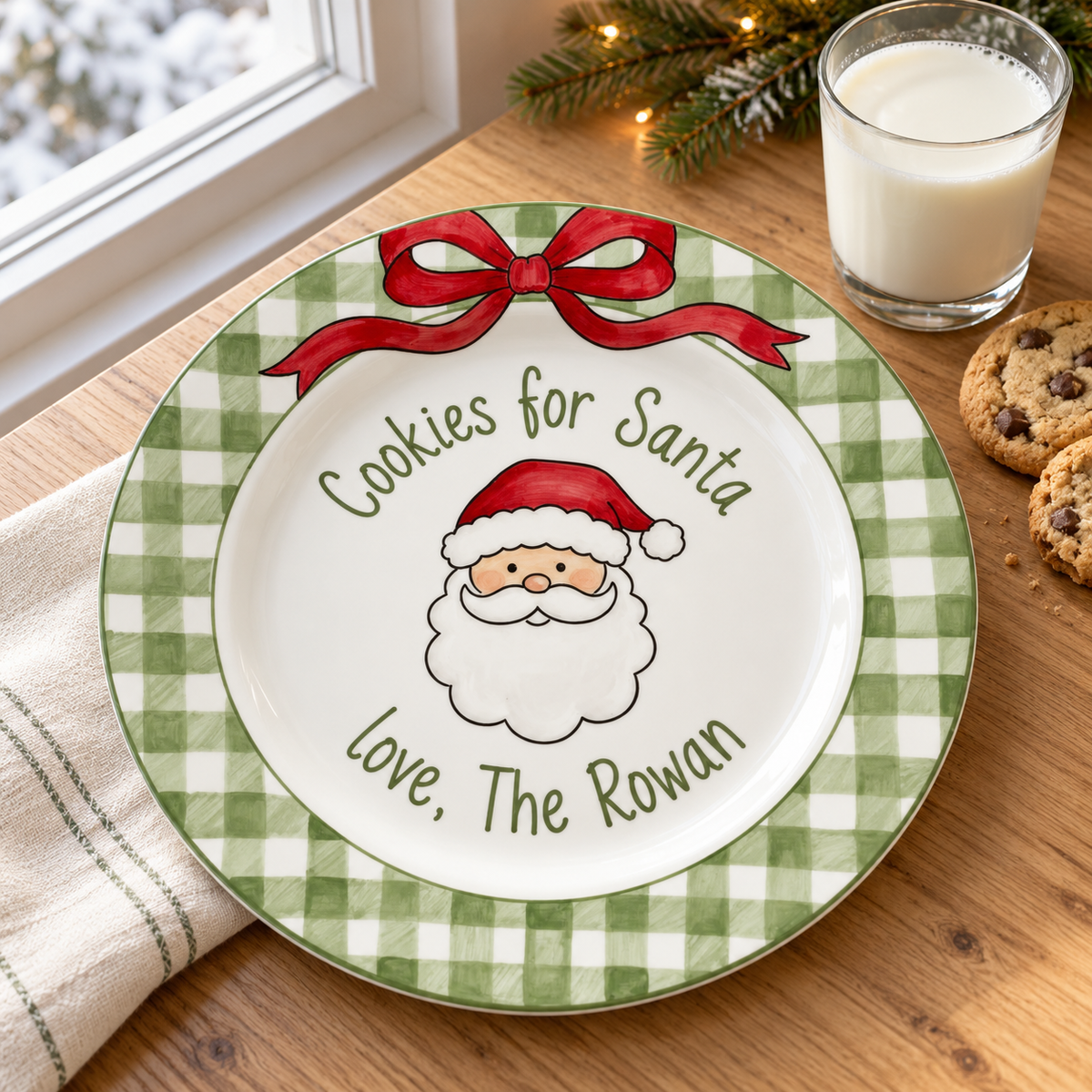 Personalized Cookies for Santa Plate: Hand Painted Ceramic Christmas Keepsake 5b36e6e2-3994-4cac-9f8f-2276d94bc04f-banner-1.png