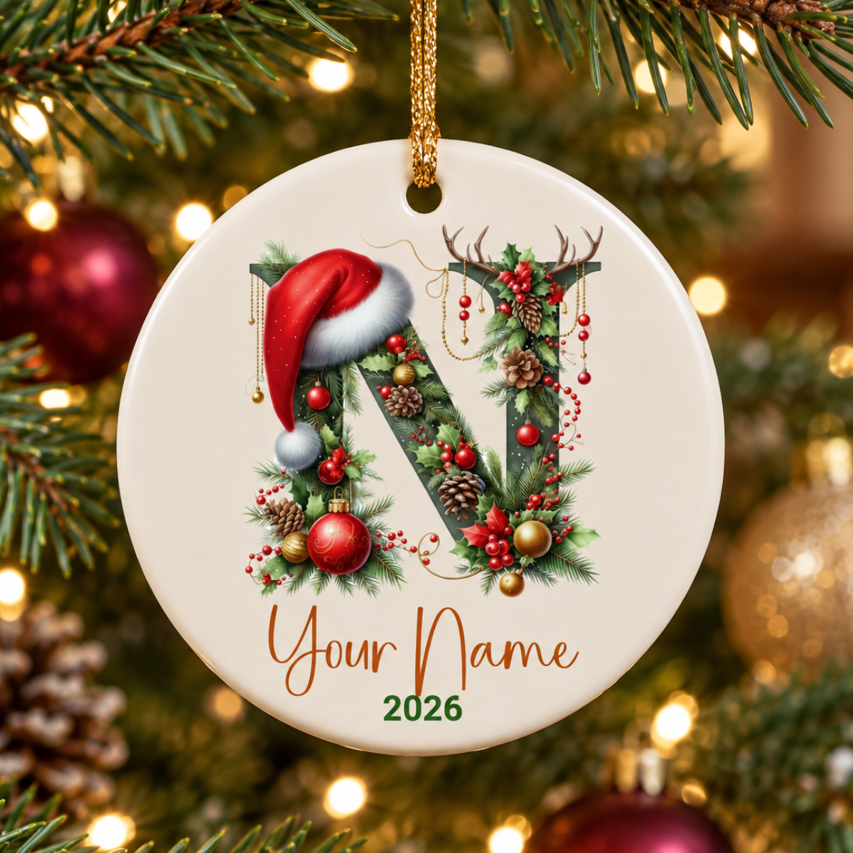 Personalized Monogram Keepsake Ornament 2026 – Custom Initial Name Decor, Family Memory Gift, Holiday & Yearly Ornament 5c45a33f-ce05-45cb-a8d8-a874ff471dec-1.png