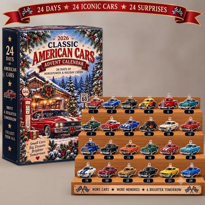 Classic American Cars Advent Calendar 2026, 24 Days Iconic Muscle Car Acrylic Charms Countdown, Car Guy Holiday Gift Box Ornament 5c9a6244-4a2e-4c27-95d9-48309a48545c-t-i-xu-ng-3-.png