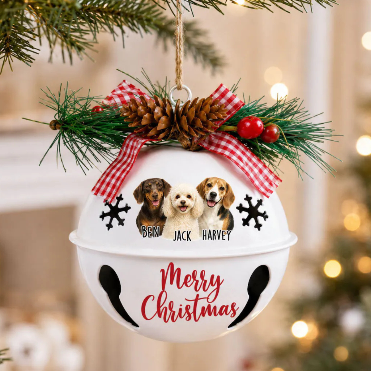 Personalized Pet Photo Christmas Bell Ornament,Custom 2026 Jingle Bell, Xmas Star Bell ornament, Bell ornament custom, Noel Decor, Xmas Gift 5cb53826-70e8-4f9f-9a25-bb809e68a322-banner-2.png