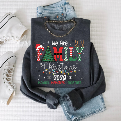 2026 Christmas Crew Sweatshirt, We Are Family Christmas, Family Christmas Tops, Festive Holiday Shirt, Christmas Party Tee 5cd90a64-930d-45d2-b606-c9d0596fcfd1-5.png