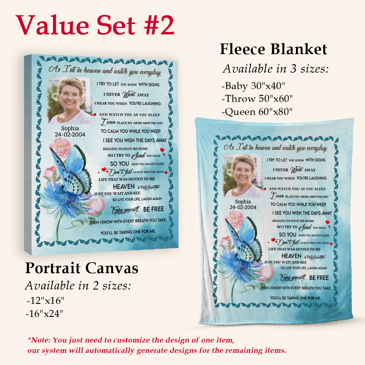 As I Sit In Heaven Blue Butterfly Custom Photo Blanket Memorial 5copy_19e43a58-a2db-4931-af9a-38f87d211270.png