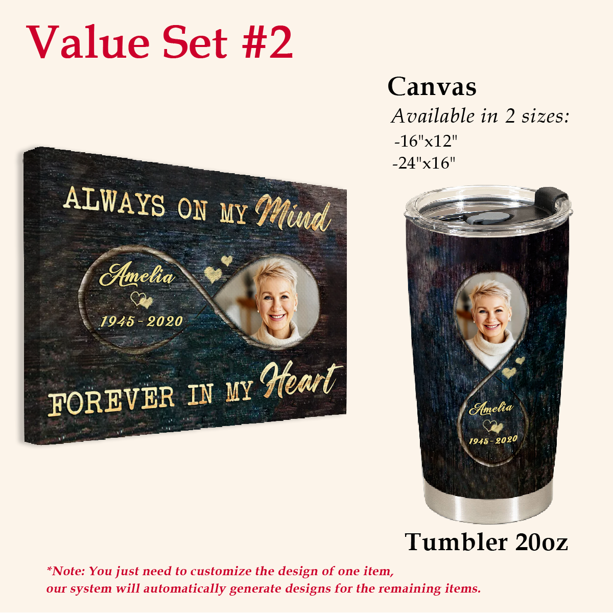 Infinity Love For My Angel Memorial Photo Canvas Memorial Gift 5copy_69d35854-afdc-4966-ac3e-dfcb9c296cac.png