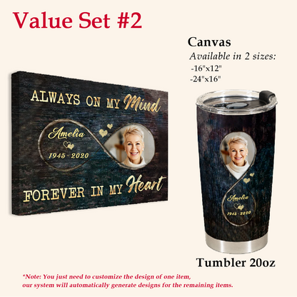 Infinity Love For My Angel Memorial Photo Canvas Memorial Gift 5copy_69d35854-afdc-4966-ac3e-dfcb9c296cac.png