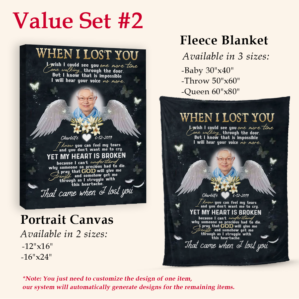 Angel Wings Flower Mother When I Lost You - Personalized Photo Blanket - Memorial Gift For Mom 5copy_e0030936-24cc-4c42-a9eb-edeb92d03f21.png