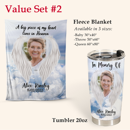In Memory Personalized Gifts - Angel Wings A Big Piece Of My Heart - Hot Cold Tumbler Personalized 5copy_ef2d4bce-5b6d-41be-938e-96bf2192242f.png