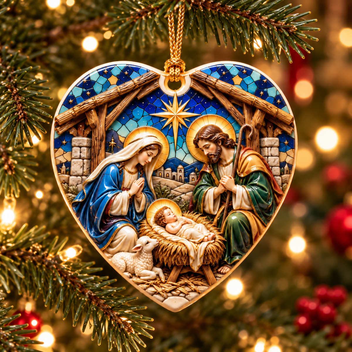 Holy Family Nativity Heart Christmas Ornament – Baby Jesus, Mary & Joseph Keepsake, Religious Christmas Decor & Christian Gift 5d485f56-d719-4f2a-a331-0b761f8fd1db-Tr-i-tim-Th-nh-Gia-tr-n-c-y-th-ng-1.png