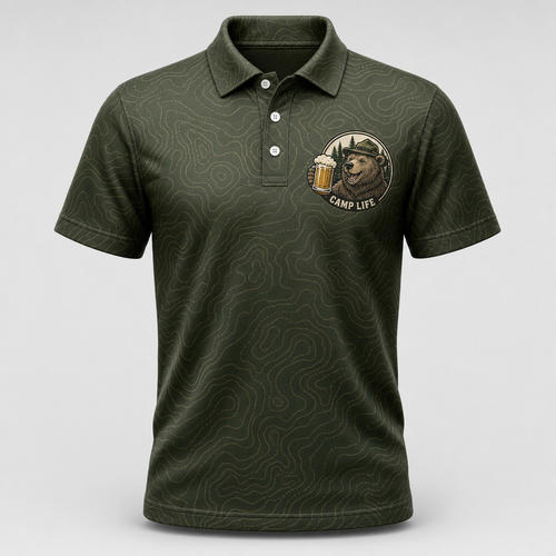 Camp Bear Beer Polo – God Is Good, Beer Is Cold - Polo shirt - All over printed 5dbb3c22-af23-485e-847c-be925e31e48f.png