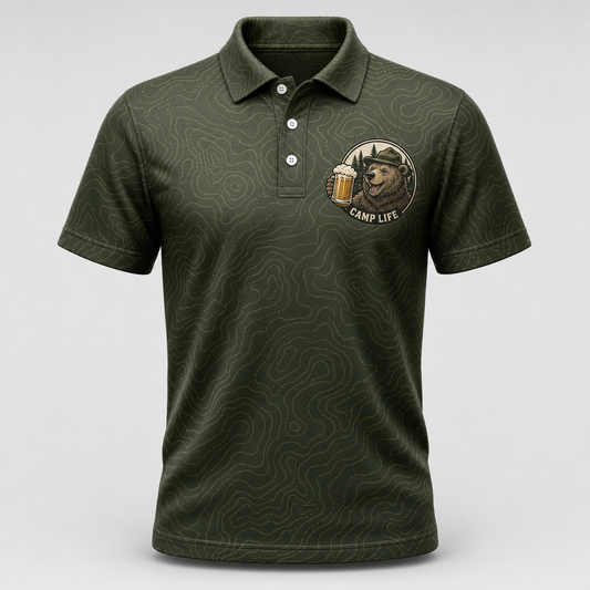 Camp Bear Beer Polo – God Is Good, Beer Is Cold - Polo shirt - All over printed 5dbb3c22-af23-485e-847c-be925e31e48f.png