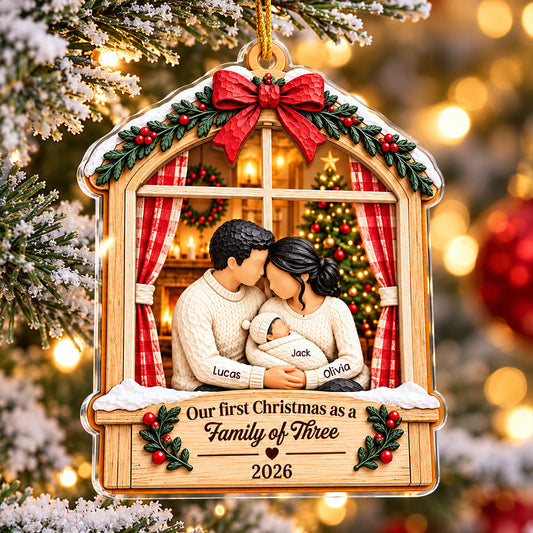 Custom Home for Our First Christmas - Personalized Acrylic Ornament - Christmas Gift for New Mom New Dad 5e4b8e96-d5f8-43a2-baf4-bd1110ecac6c-1.jpg