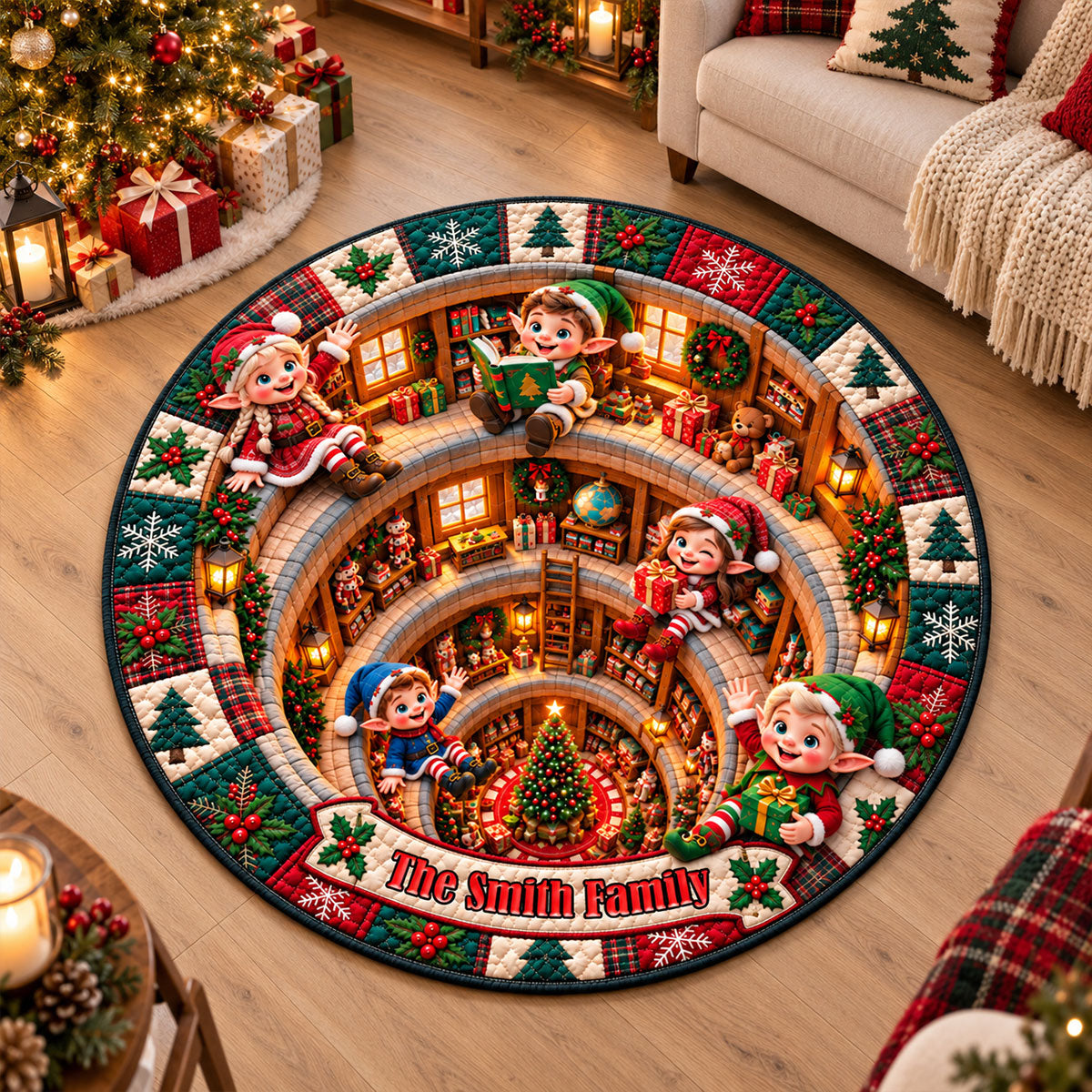 Cozy Magical Secrets Down Below 3D Illusion Quilted Rug - Personalized Quilted Mat 5ee6c677-aa80-4868-8338-4bcaa6e68206-1.jpg