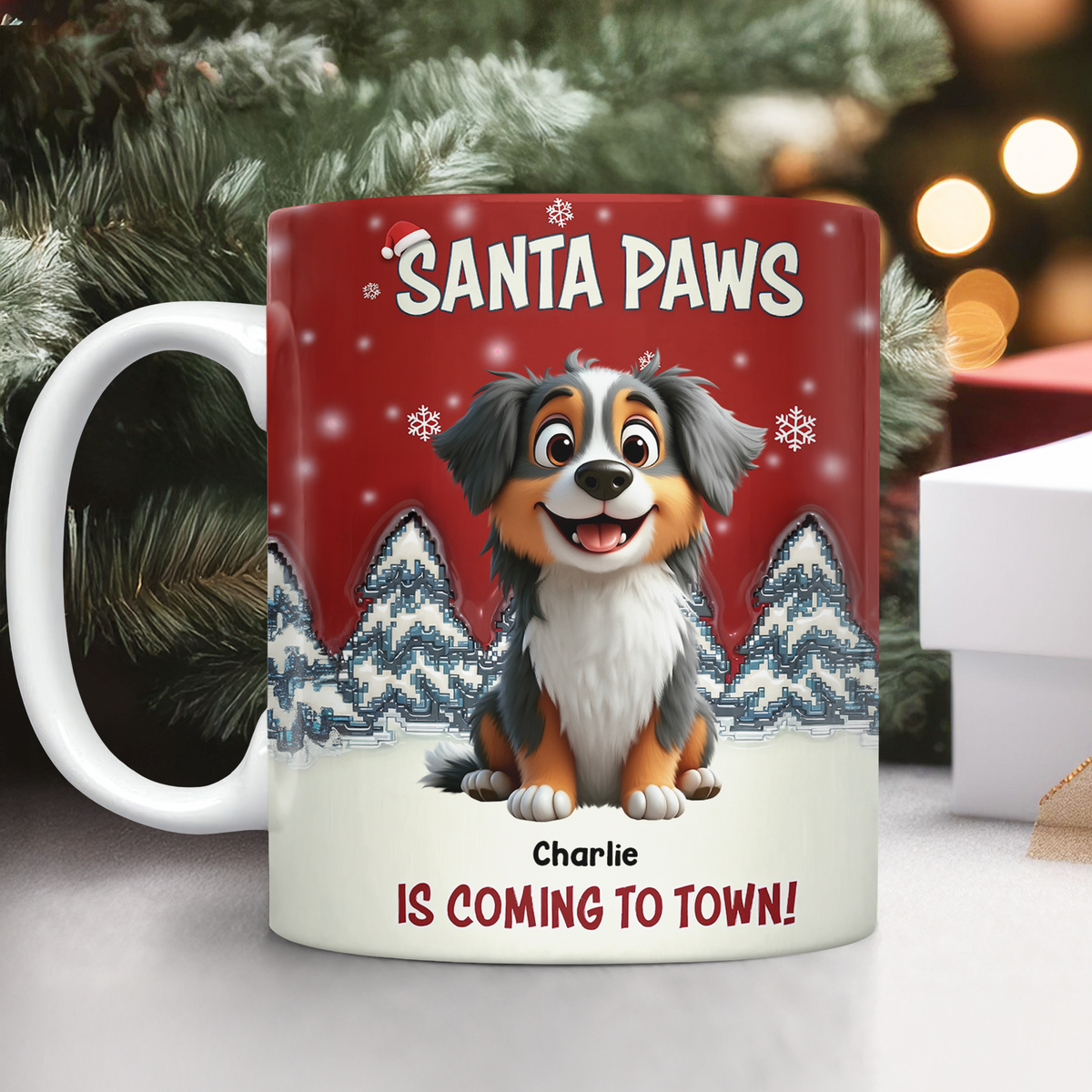 Custom Christmas Dog Mug - Personalized Christmas Birthday Gifts For Dog Lovers, Dog Dad And Mom, Dog Owners - Santa Paws 5f143d9d-b3ae-4354-bdfb-44313dba67cc-MK-2-Ads.png