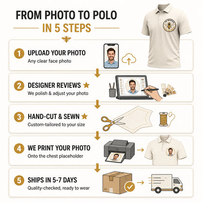 Bee Whisperer Crest Polo - Polo shirt - All over printed 5fd0fe14-f51c-455f-ac13-96f7836cee54.jpg