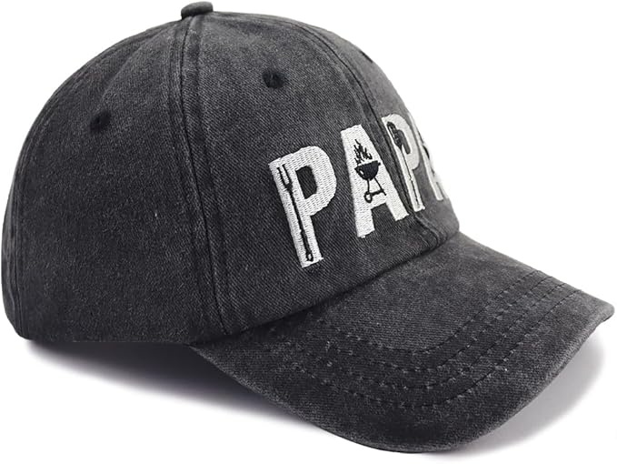 Grill Papa Hats, BBQ Accessories for Dad Father Grandpa Gifts, Adjustable Embroidered Cotton Men Baseball Caps 61-U3ZbqI7L._AC_SX679.jpg