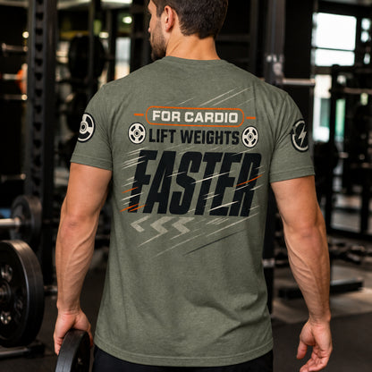 For Cardio Lift Weights Faster AOP Tee - T-Shirt - All over printed 610bcdf2-be0b-44a3-9ad5-30625df91a1c.jpg