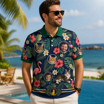 Tropical Cat-Family Polo - How to customize