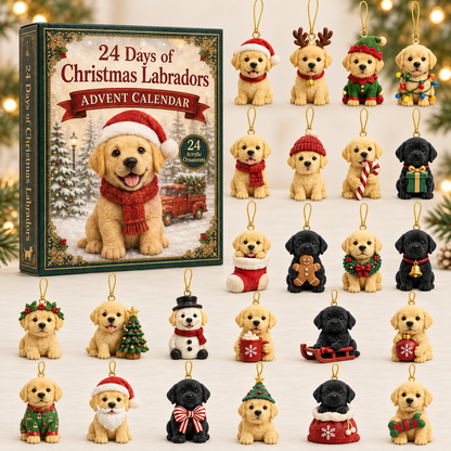 Christmas Labrador Advent Calendar 2026 - 24-Day Festive Countdown, Acrylic Charms Blind Box - Gift For Labrador Lovers 61223743-4fe3-462d-a7c4-1cb15e5c55c6-labrador-box-charms.png