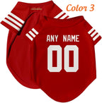 San Francisco Dog T-Shirt Jersey Style Pet Clothes Custom Name and Number Gifts 613VB0I5_sL._AC_SL1500.jpg