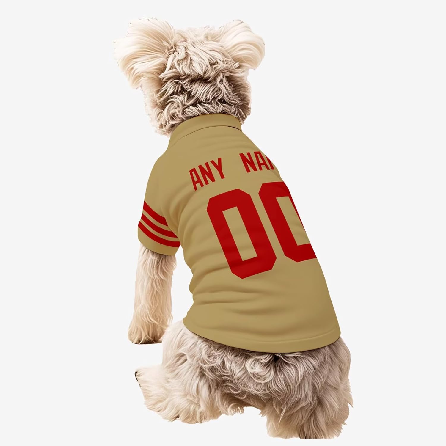 San Francisco Dog T-Shirt Jersey Style Pet Clothes Custom Name and Number Gifts 619hp6M6i5L._AC_SL1500.jpg