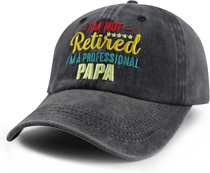 I'm Not Retired I'm A Professional World's Best Dad Hat for Men, Funny Adjustable Cotton Embroidered Professional Papa Baseball Cap 61AIIMCOJ8L._AC_SX679.jpg