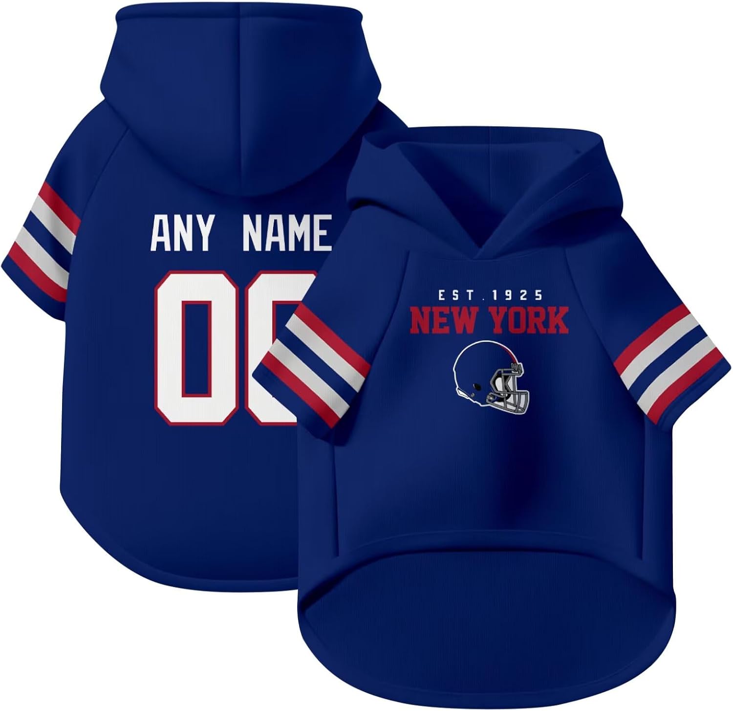 New York Dog Hoodie T-Shirt Pet Clothes Jersey Custom Name and Number Gifts 61L-EVJS7oL._AC_SL1500.jpg