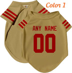 San Francisco Dog T-Shirt Jersey Style Pet Clothes Custom Name and Number Gifts 61LlX46ynYL._AC_SL1500.jpg