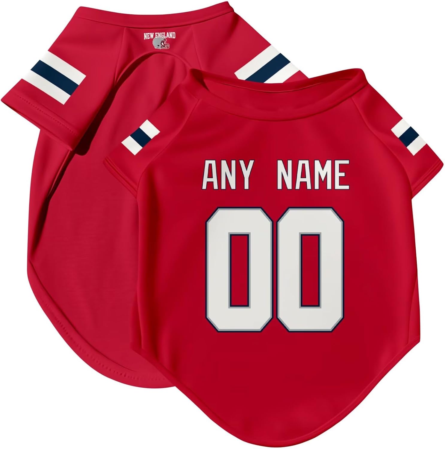 New England Dog T-Shirt Jersey Style Pet Clothes Custom Name and Number Gifts 61NVETKAT9L._AC_SL1500.jpg