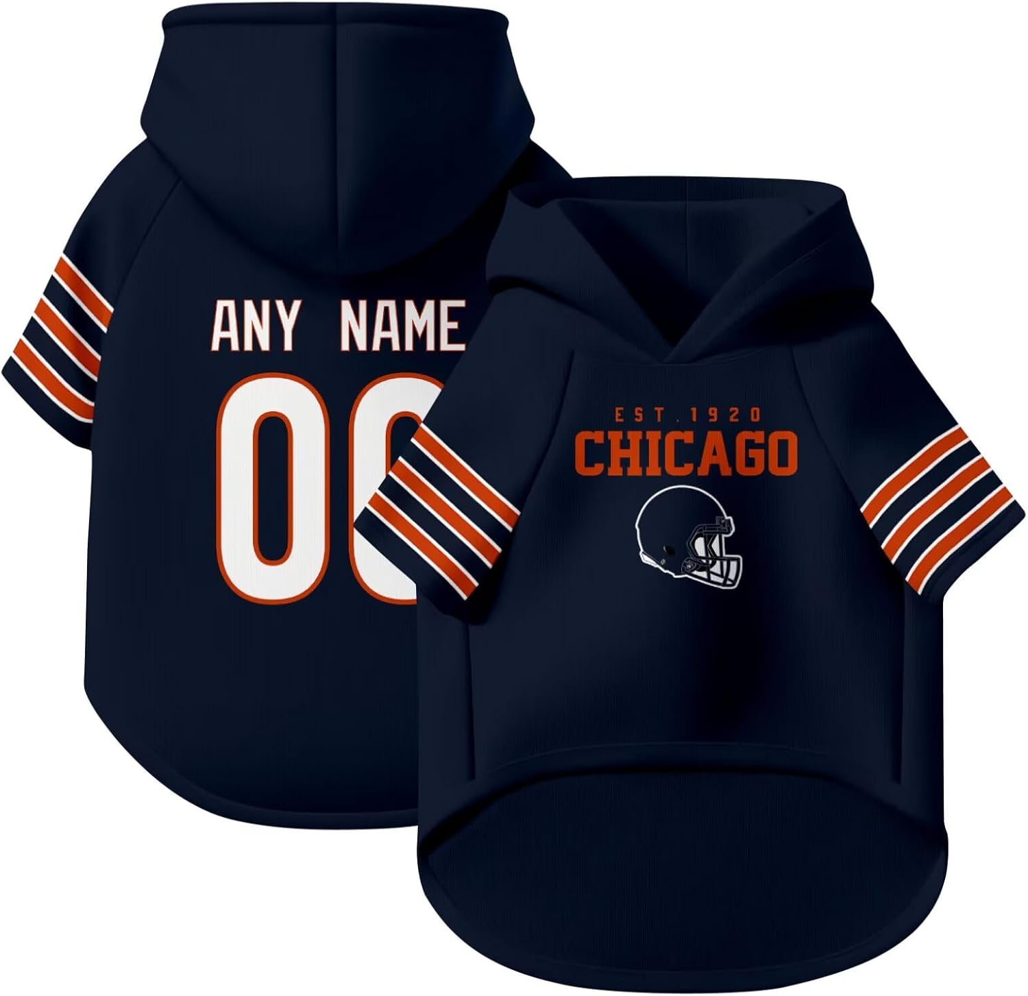 Chicago Dog Hoodie T-Shirt Pet Clothes Jersey Custom Name and Number Gifts 61XoBPHH89L._AC_SL1500.jpg