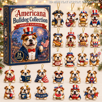 Americana Bulldog Collection Advent Calendar 2026 - 24-Day Festive Countdown, Acrylic Charms Blind Box - Gift For Bulldog Lovers 61a8889c-d920-4ff9-a447-0fbc63fdfac7-american-bulldog-text.png