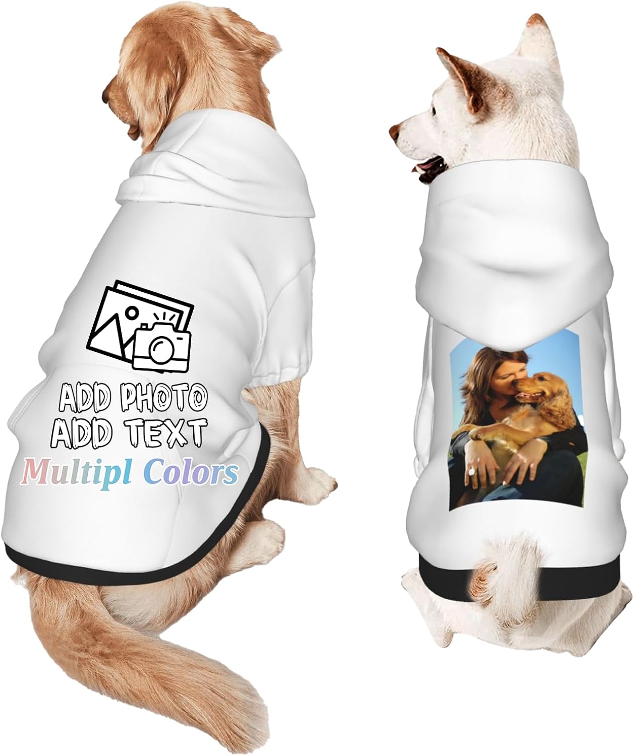 Custom Dog Hoodie Add Your Design Soft & Warm Personalized Photo Text Logo Name Dog Clothes for Puppy Sweatshirt Hooded for Small Medium Large Dogs Girl/Boy Cats Black 61aC_XK6bVL._AC_SL1500.jpg