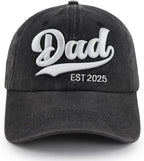 Mom and Dad EST 2025 Hat, Embroidered Adjustable Cotton New Parents Gifts Baseball Cap 61k_u7h0i5L._AC_SX569.jpg