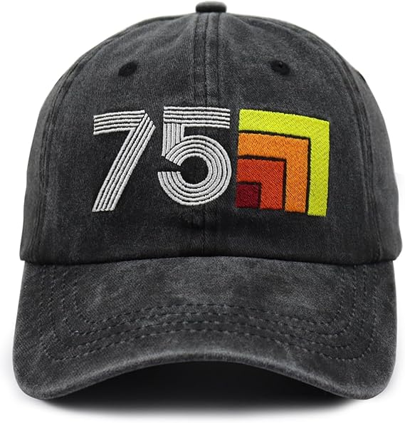 40th 50th 60th 70th 80th 90th Hats for Men Women,Vintage Adjustable Cotton Embroidered Baseball Cap 61ld1tI9FyL._AC_SX569.jpg