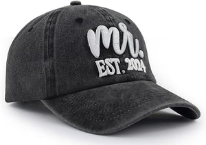 2 PCS Mr and Mrs Est 2025 Hats for Men Women, 3D Embroidered Adjustable Cotton Couples Gifts Baseball Cap 61virUsLzUL._AC_SX679.jpg?v=1742187812