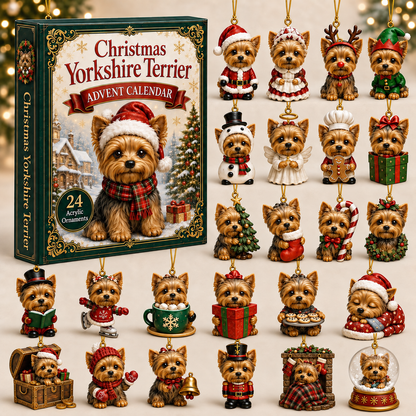 Christmas Yorkshire Terrier Advent Calendar 2026 - 24-Day Festive Countdown, Acrylic Charms Blind Box - Gift For Dog Lovers 628cf935-0659-45c5-8567-951f1ddad26b-yorkshire-box-charms.png
