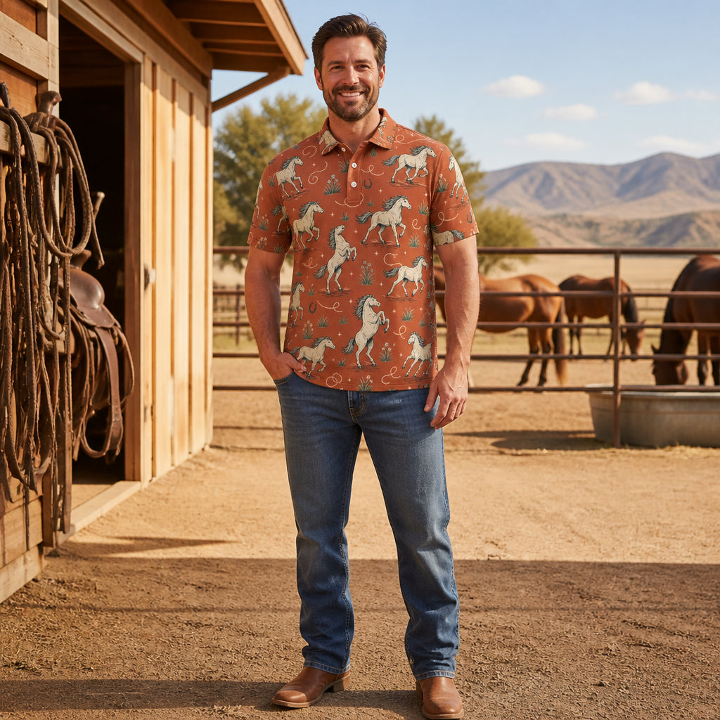 Wild Horses All-Over Polo - Polo shirt - All over printed 63906385-f83b-4ccb-bf8e-2ead464bb8a7.jpg