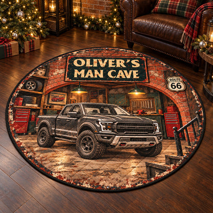 Custom Photo Vinatge Car Garage Merry Christmas 3D Illusion Quilted Rug - Personalized Quilted Mat 64062d6b-b3e9-4c09-a36e-f02241e776c9-3.jpg
