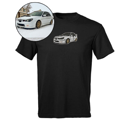 Personalized embroidered custom car with photo shirt - Handmade shirt 650a5ef590db4.jpg