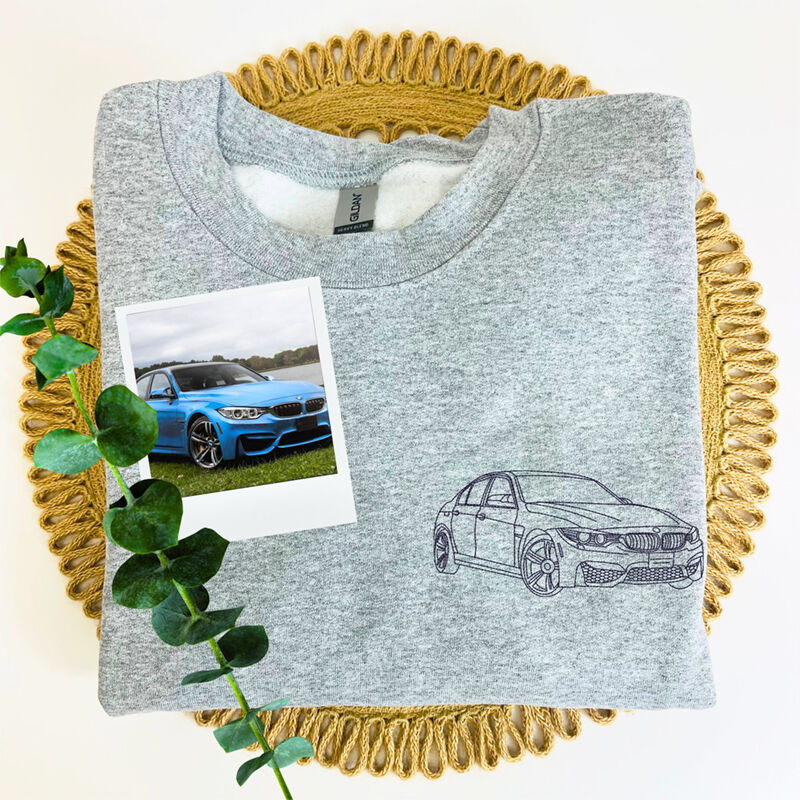 Personalized embroidered custom car with photo shirt - Handmade shirt 650aa89d0758e.jpg