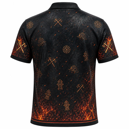 Firefighter Courage Honor Rescue AOP Polo - Polo shirt - All over printed 653099b4-3f8c-4886-a3a2-fa1bcca7ed9a.jpg