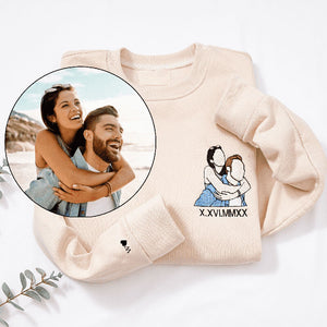 Personalized embroidered custom your own photo shirt - Handmade shirt 653f11930c80f.jpg