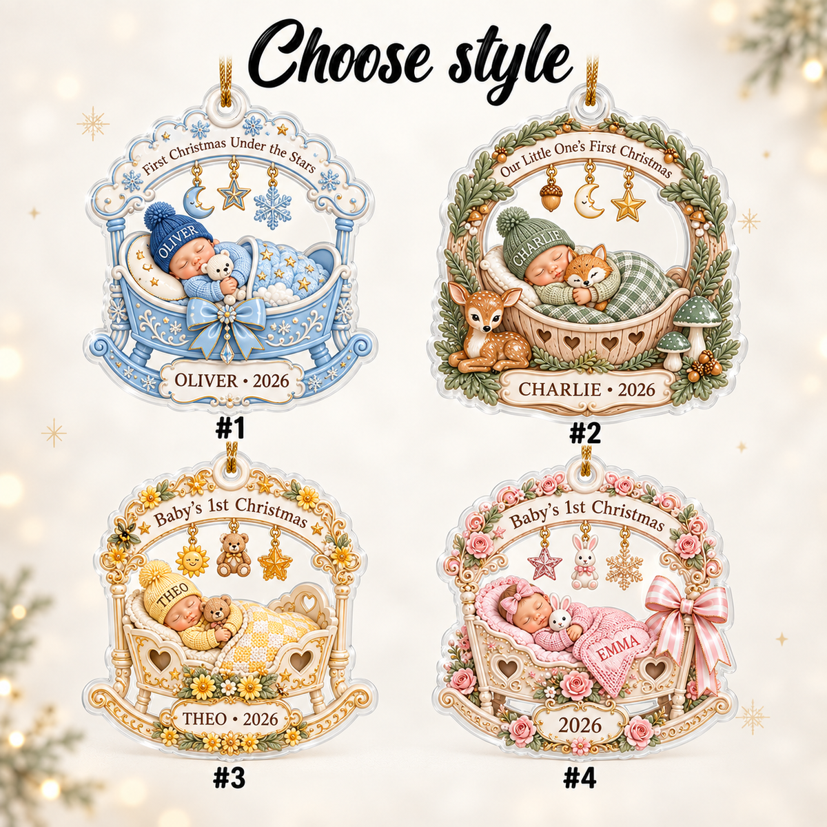 Personalized Baby Girl First Christmas Ornament, Custom Baby Name, Sleeping Newborn - Christmas Gift For Baby, New Dad, New Mom 655f73f1-723b-4bea-8bea-25a68c7fe81d-q4.png