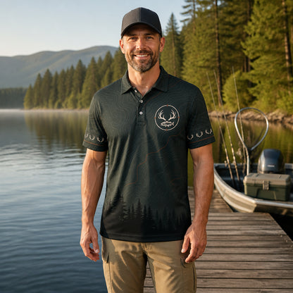 Fishing Solves Problems Hunting Solves The Rest AOP Polo - Polo shirt - All over printed 6576049e-8dfd-4449-8c9a-7dc6bf3f0614.jpg