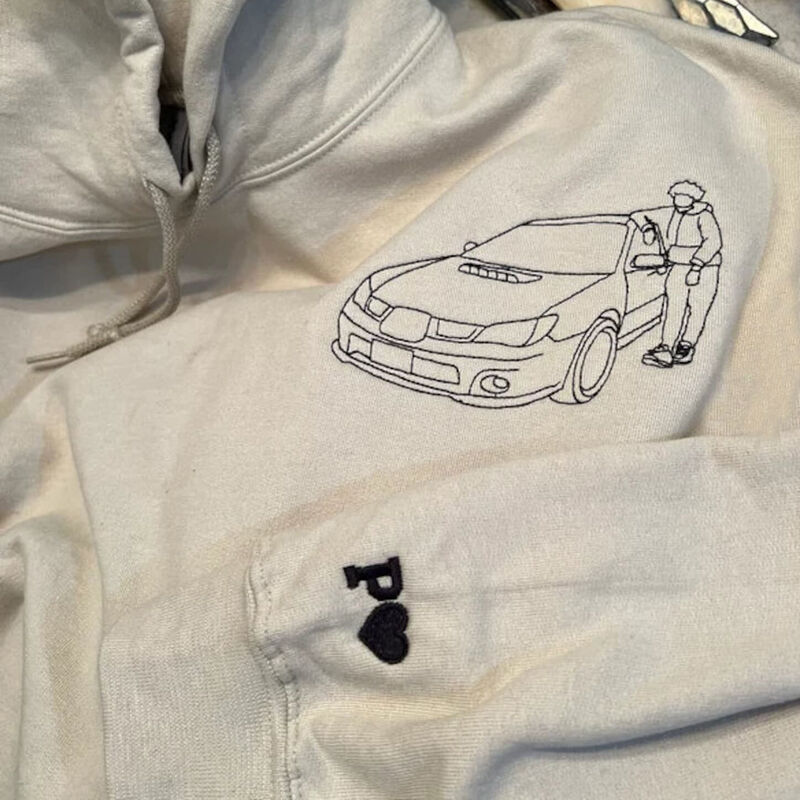 Personalized embroidered custom car with photo shirt - Handmade shirt 659d003c43b84.jpg