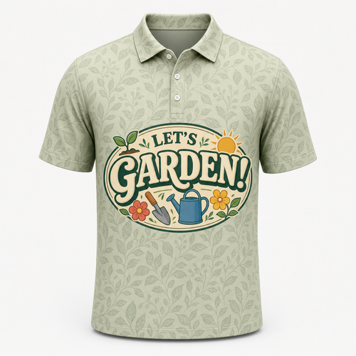 Let’s Garden! Retro Badge Polo - Polo shirt - All over printed 65da776c-bf44-4e39-aad5-953ac12213a5.png
