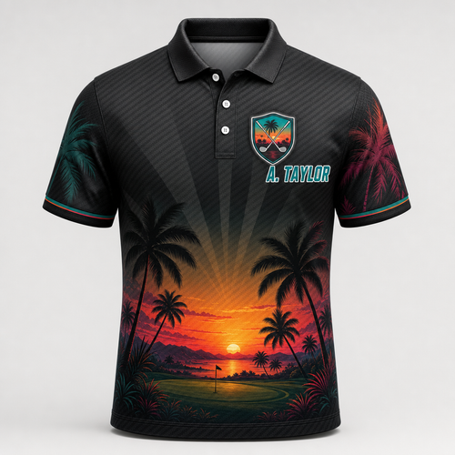 Personalized Tropical Sunset Golf Team AOP Polo - Personalized Polo shirt - All over printed 6647f5f7-3113-464d-a6ce-fff196e367ee.png
