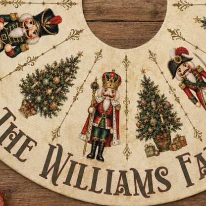 Nutcracker Christmas Tree Skirt, Personalized Family Name, Victorian Christmas Decor, Custom Holiday Keepsake, Family Gift 681557f9-091e-4494-9bc6-cc15e4e86345-j1.jpg