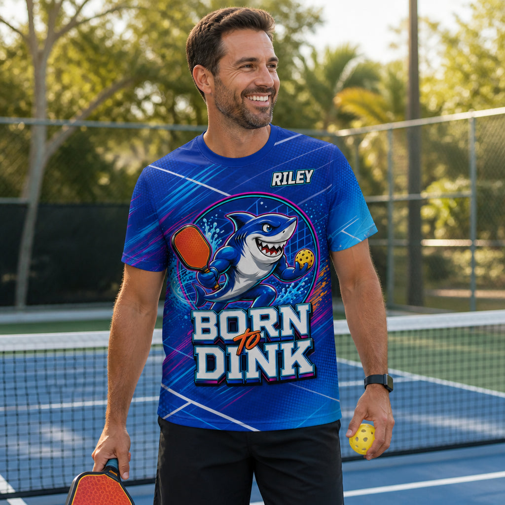 Born To Dink Shark – Custom Team AOP Tee - Personalized T-Shirt - All over printed 68dbf446-f669-456e-824f-c27333b4f868.jpg