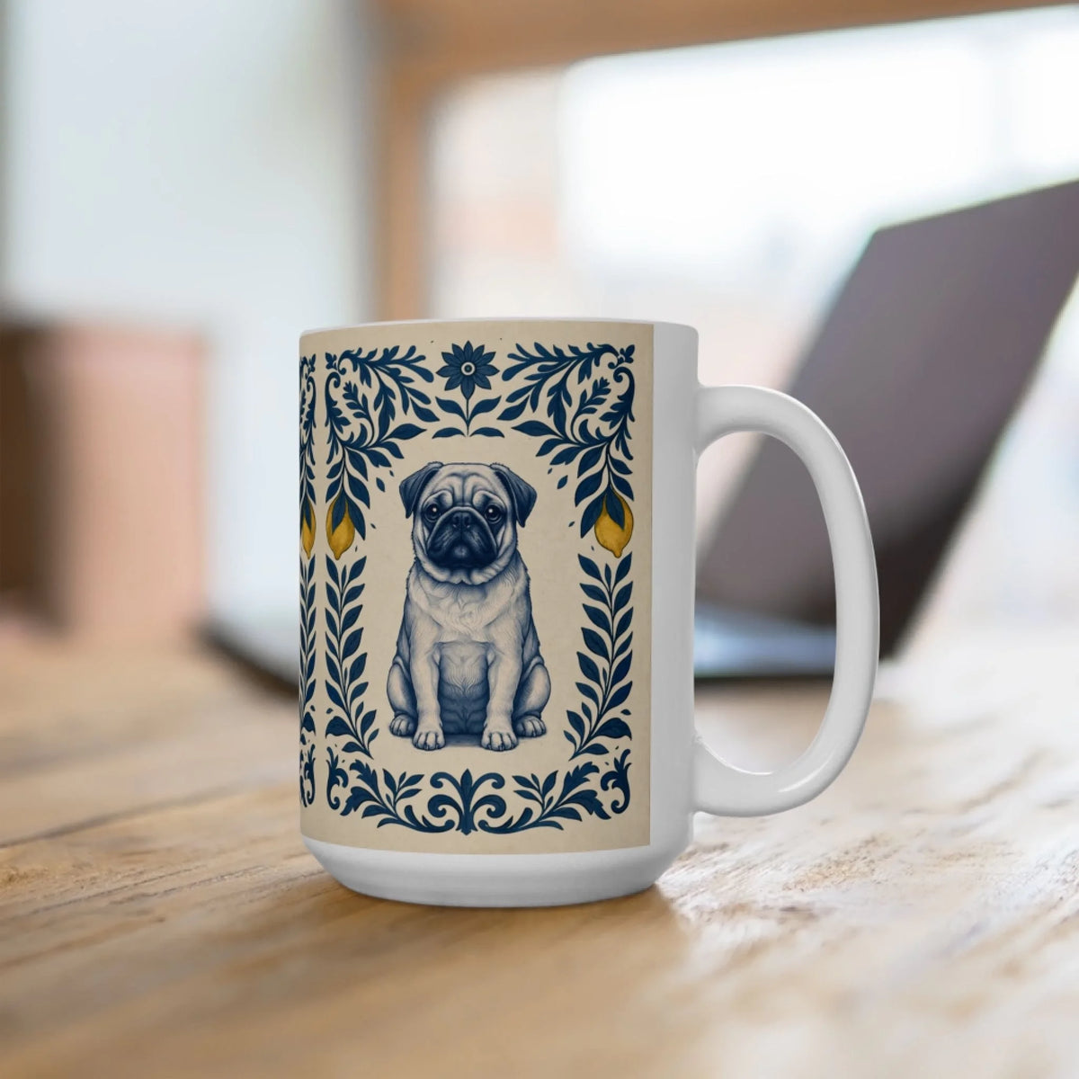 Tile Pattern Art - Personalized Pet Mug